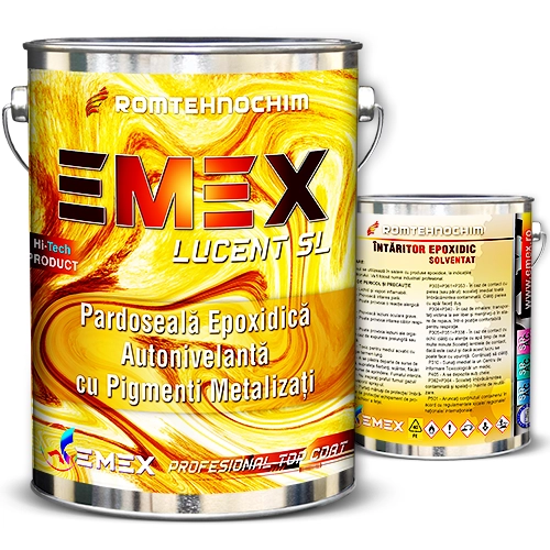 Pardoseala epoxidica autonivelanta cu efect metalizat